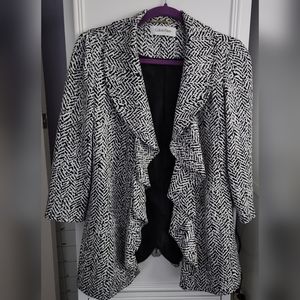 Calvin Klein Ruffle Jacket Size 0